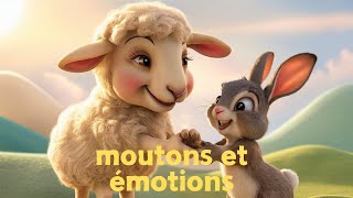 🐰 Le mouton aide les amis à reconnaître les émotions - Conte de fées éducatif, histoire au coucher 🐰