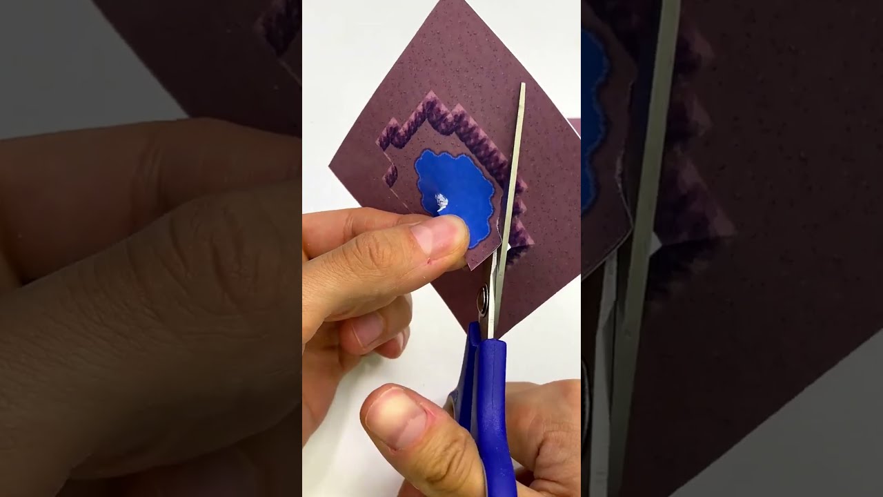 I made this famous Darkrai Pokemon 3D Cube with only paper