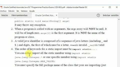 Tips Objetivo 1 Java Basics, Certificacion Java OCA