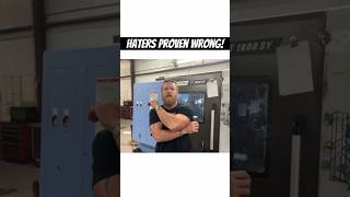 The haters are proven wrong. ππΊπΈ #haters #cncmachining #machinist #work #jobshop