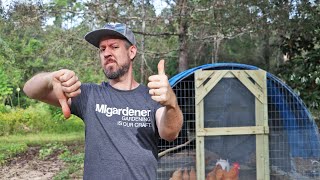 Is a Cattle Panel Chicken Tractor a GOOD IDEA? YES or NO?