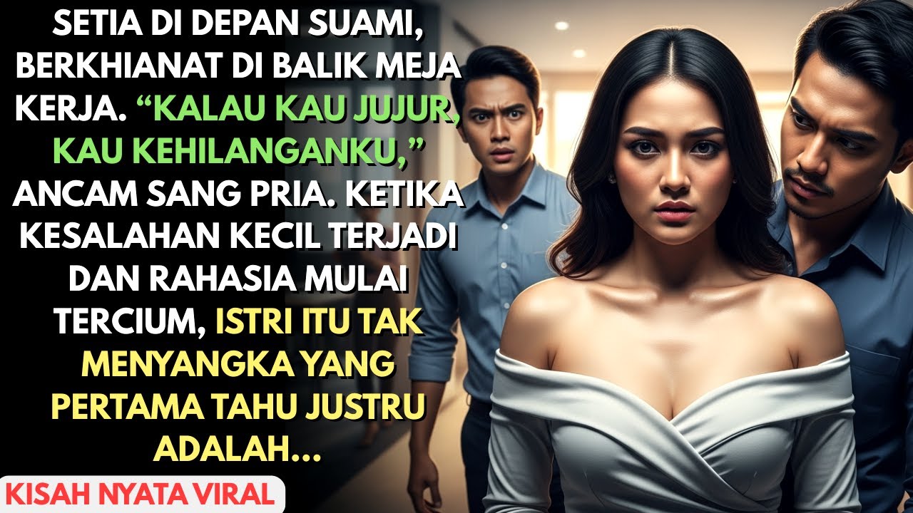SETIA DI DEPAN SUAMI, BERKHIANAT DI KANTOR, SAAT RAHASIA TERCIUM YANG PERTAMA TAHU ADALAH...