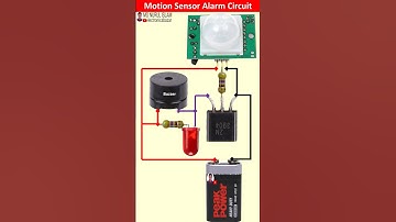 How to Make a Motion Detector Security Alarm System || Motion Sensor Alarm Circuit || PIR Motion Sen
