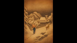 Night Snow At Kanbara Hiroshige