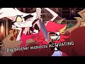 Hazbin hotel angel dust and niffty being siblings for 2 minutes