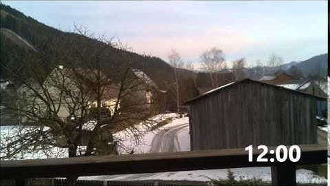 Raspberry Pi Camera Module TimeLapse (20fps)