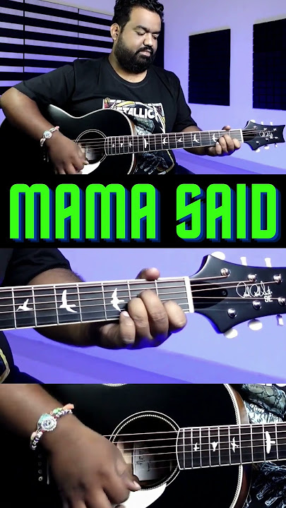 Mama Said - Metallica Tutorial #shorts #guitar #easyguitar #metallica #guitarlesson #music