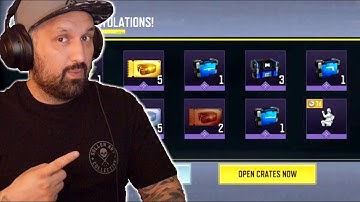 Opening ALL my crates in COD Mobile (Glacial Ripple Camos)