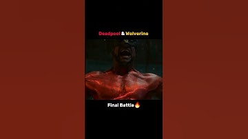 Deadpool and wolverine final battle | epic scene #shorts #trending #viralvideo #deadpool #wolverine