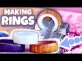 Testing RING MAKING Craft Kit - Handmade Wooden Rings How To