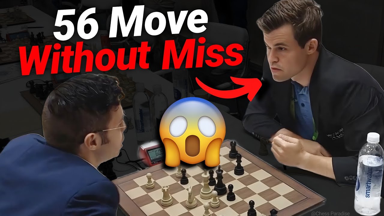 56 Move Without Miss!😱...Magnus Carlsen is Unbelievable!