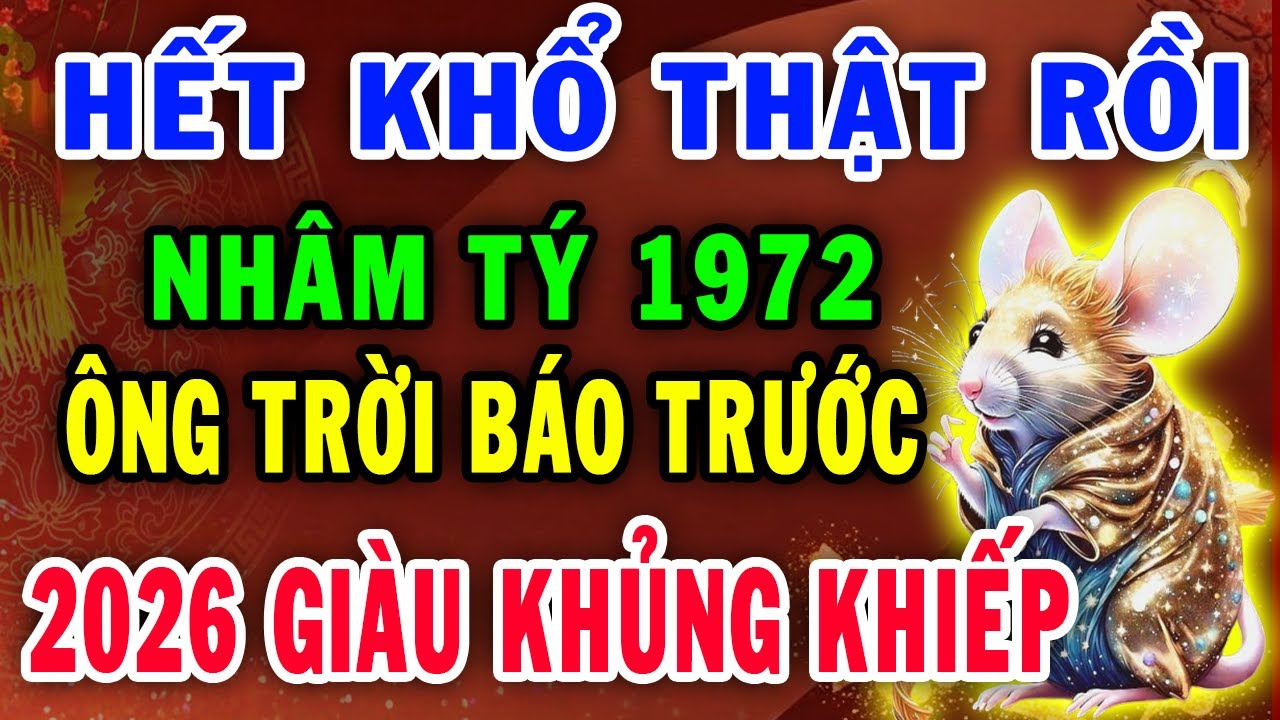 Sự Thật Lạnh Gáy Nhâm Tý 1972 Bước Vào Năm 2026 Với 5 Biến Không Ai Dám Nói Thẳng