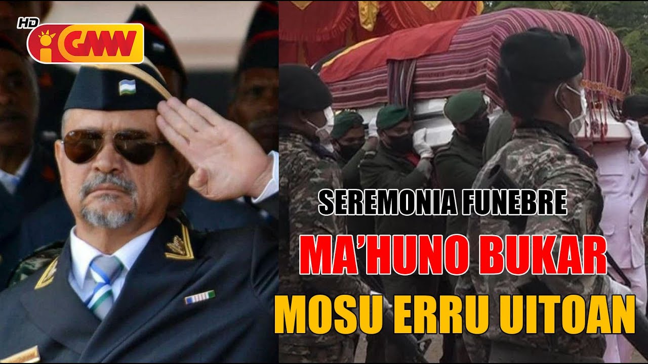 Mosu erru balu iha serimónia fúnebre saudozu Ma’Huno Bulerek Karathayano