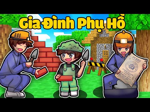 SẦU RIÊNG THỬ THÁCH 1 NGÀY SỐNG VỚI GIA ĐÌNH PHỤ HỒ TRONG MINECRAFT*SẦU RIÊNG TRỞ THÀNH FUHO 🤣😂