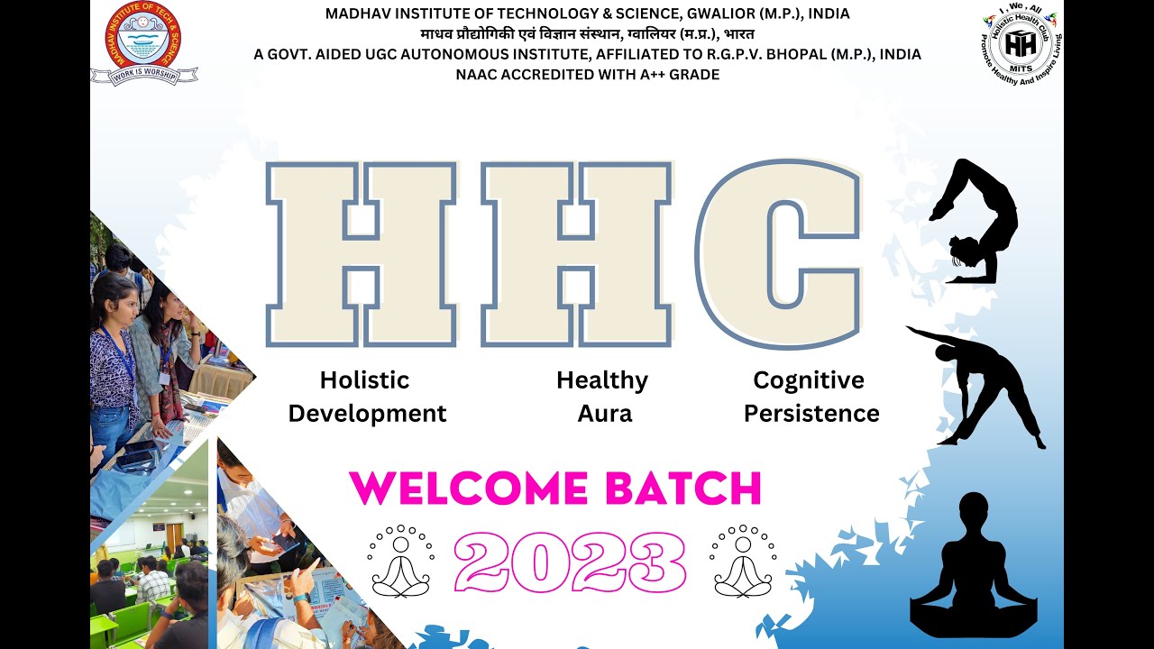 Holistic Health Club in 18 Sec #hhc #mits #mitsgwalior - YouTube