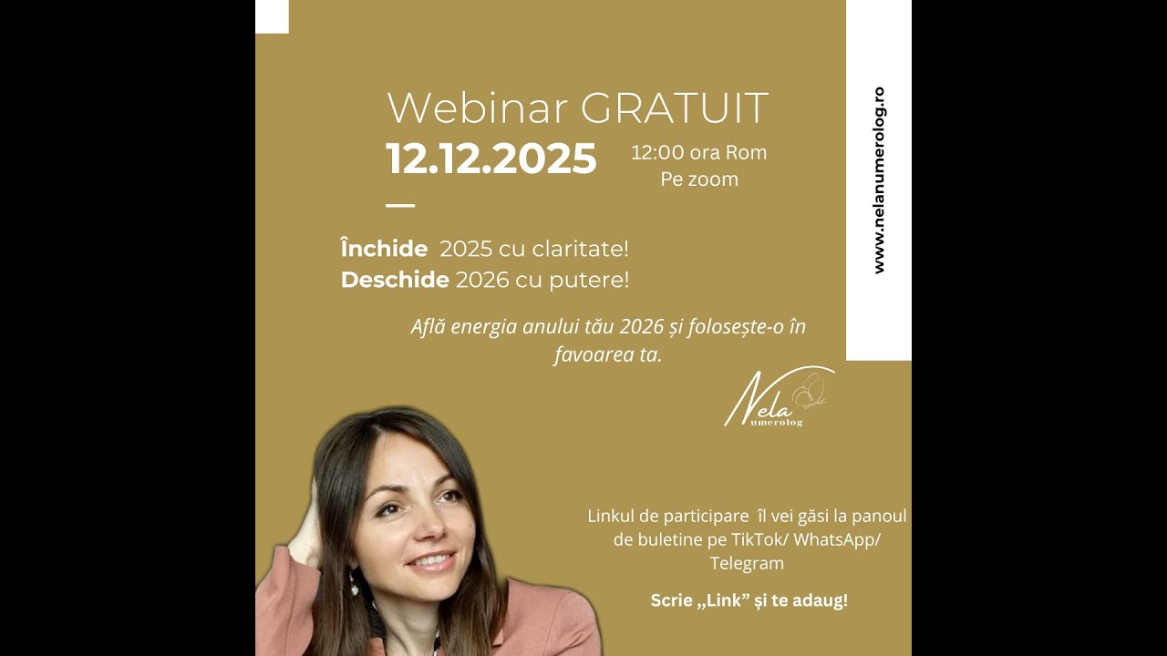 Încheie 2025 aliniat! Începe 2026 pregătit! - YouTube
