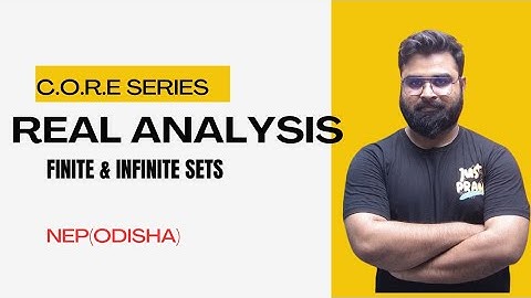 ✅Understanding Finite and Infinite Sets | Real Analysis - 1 | NEP Syllabus | 2nd Sem Math