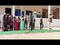 Beautiful presentation on patriotic songs by students