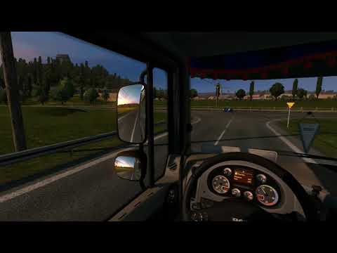 ETS2  მშვიდი სიარული წესების დაცვით