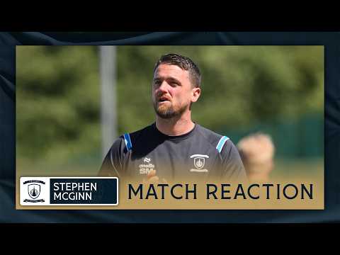 Match reaction | Stephen McGinn post Stranraer