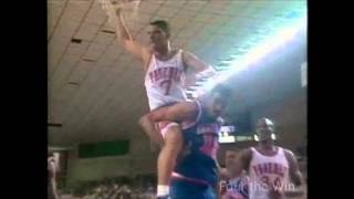 HD Kevin Johnson Best Dunk: Over John Hot Rod Williams