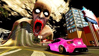 Tuned Turbo Street Car VS Giant Bulge | Escape From The Shy Guy (SCP-096) | Car Ride Beamng Drive#51