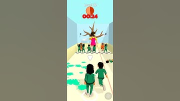 🌈 Squid Game: K-Run Challenge 3D #22 💦 Gameplay Android,iOS