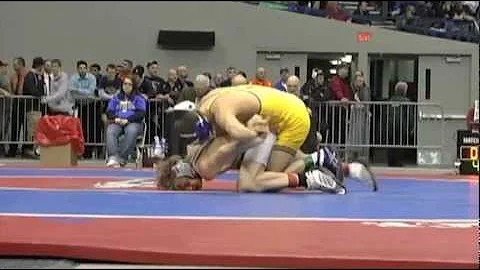 Peter Russo wins second state title: 2012 OSAA Wrestling (6A 126 Final)