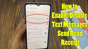 Samsung Galaxy A13: How to Enable/Disable Text Messages Send Read Receipt
