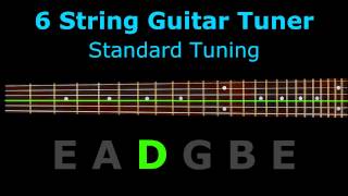 6 String Guitar Tuner - Standard Tuning chords