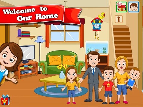 My Town : Home Part 1 - iPad app demo for kids - Ellie - YouTube