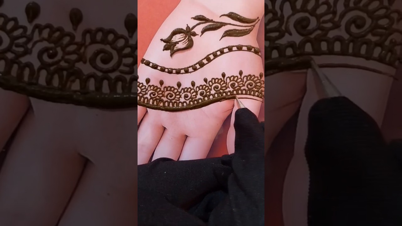 Very Easy And Beautiful Mehendi Design 2025&hearts;️✨️