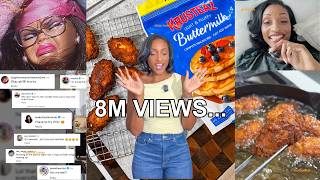 Is This Cringe 👀 Getting Over Cringe Ep 3 (make my viral pancake battered chicken wings)