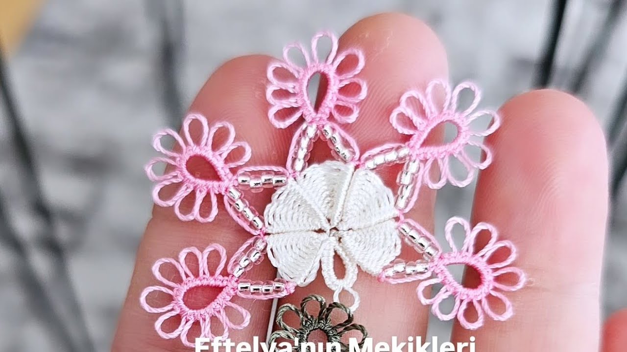 188. Boncuklu yelpaze modeli#handmade#youtube