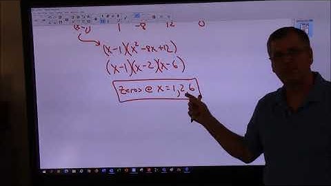 PreCalc Ch2 Sec 5a Factoring and finding zeros for polynomials