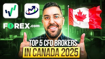 Top 5 CFD-brokers in Canada voor alle niveaus (beoordeling 2025)
