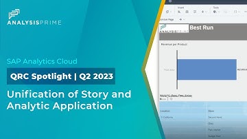 New Optimized Story Experience: Unification of Story and Analytic Application