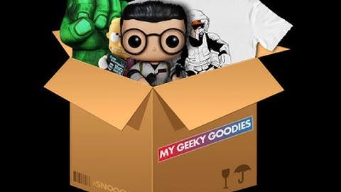 My Geeky Goodies Unboxing (first box)