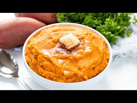 How to Make Cinnamon Honey Butter Mashed Sweet Potatoes