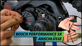 Anschlüsse am Bosch Performance Line SX | Elektrofahrrad24.de