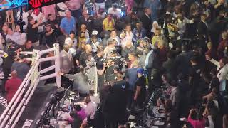 Terrance Crawford walk to Ring with Legend Eminem