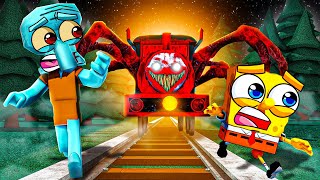 SpongeBob VS. CHOO CHOO CHARLES in ROBLOX?! (SCARIEST GAME EVER!)