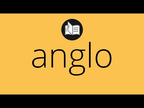 Vídeo: Què significa Anglo German?