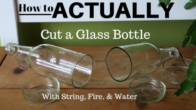 How to Cut Glass Bottles in Half Using Fire and Glass Cutters or  Acetone-Soaked String « The Secret Yumiverse :: WonderHowTo