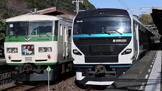 サフィール踊り子2号 臨時3号 E257系特急踊り子15号 伊豆急行線