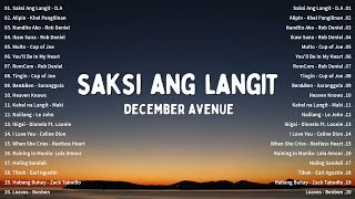 OPM Trending 2025 🎧 Most Played Tagalog Songs | Spotify Viral| Saksi Ang Langit, Nandito Ako