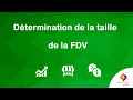 La dtermination de la taille de la fdv