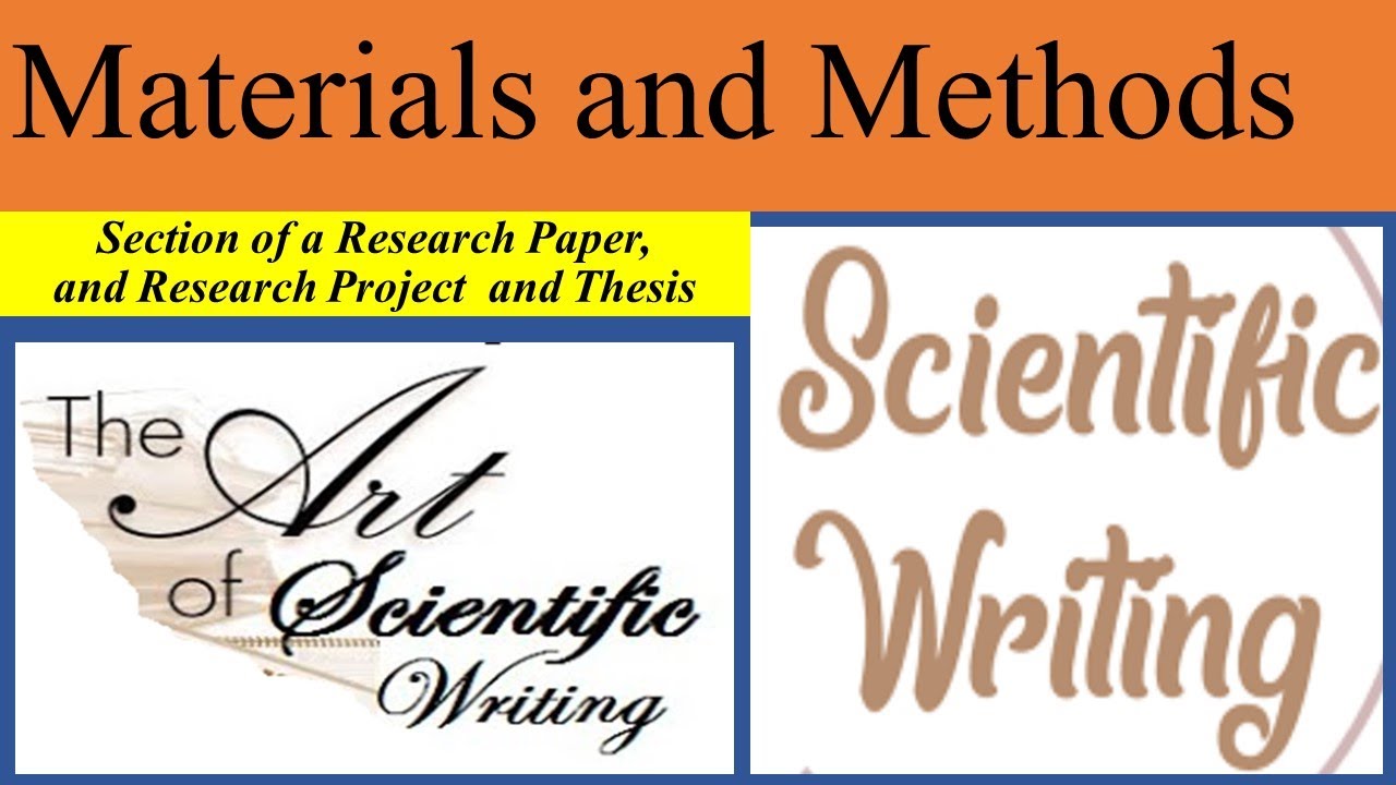 examples of materials and methods in research paper