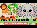 You’ll Struggle to Say These 😵‍💫🗣️🔥 Part_3  🐾 Say the Word on Beat: Animal Edition! 🐶🐱🦊