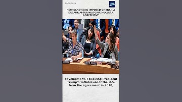 New Sanctions Imposed on Iran a Decade After Historic Nuclear Agreement